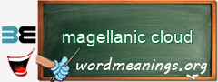 WordMeaning blackboard for magellanic cloud